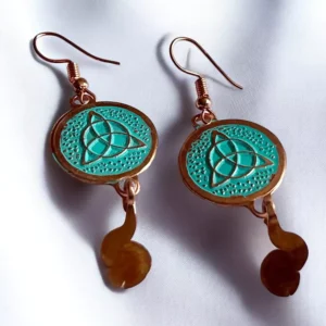 Aros de cobre triqueta 2