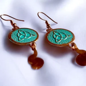 Aros de cobre triqueta
