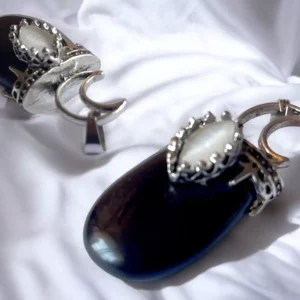Colgante Luna Mística con Obsidiana