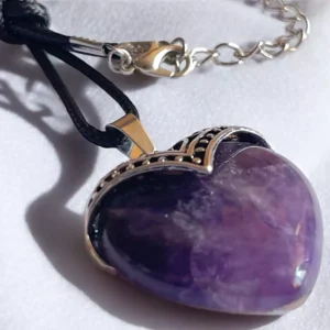 Colgante de Corazón con Amatista 3