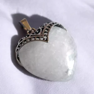 Colgante de Corazón con Cuarzo Cristal 2