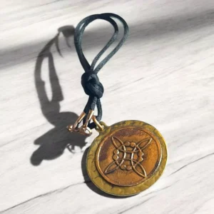 Colgante de cobre nudo de bruja 2