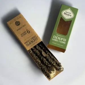 Incienso Natural Sagrada Madre de Eucalipto, Laurel y Cedro Sanación y Protección 3
