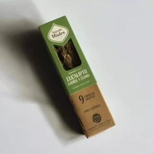 Incienso Natural Sagrada Madre de Eucalipto, Laurel y Cedro Sanación y Protección