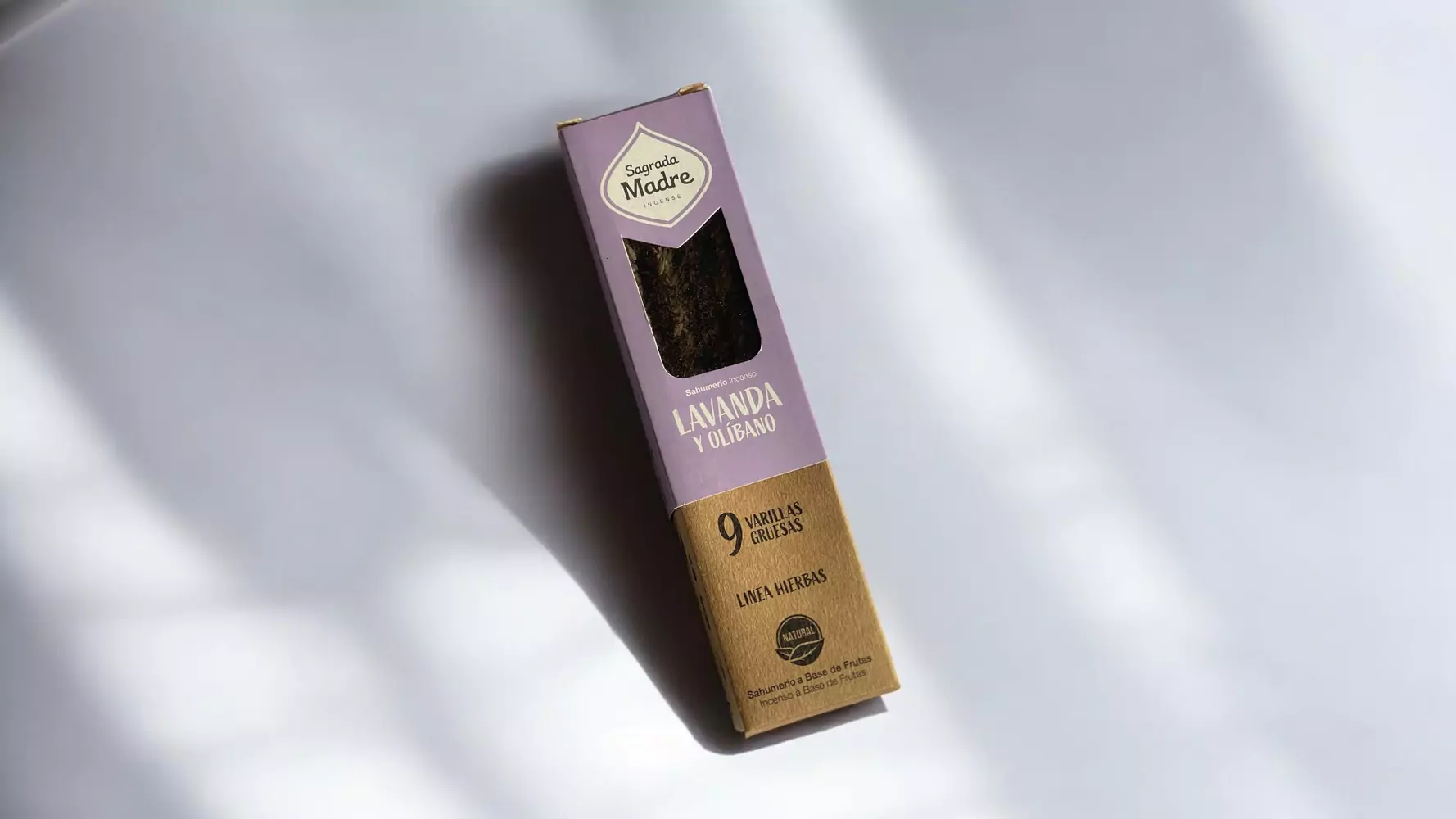 Incienso Natural Sagrada Madre de Lavanda y Olíbano Tranquilidad y Purificación 2