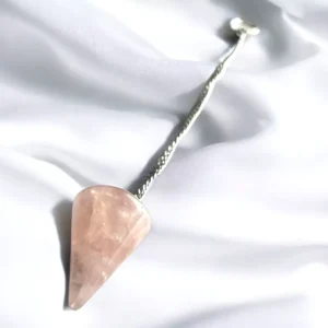 Péndulo de Cuarzo Rosa: Amor Incondicional y Sanación Emocional