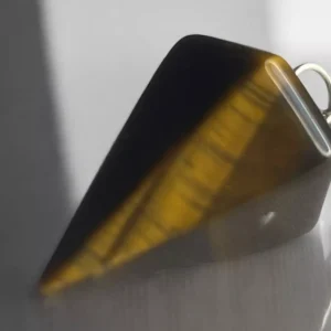 Péndulo de Ojo de Tigre: Protección y Claridad Mental